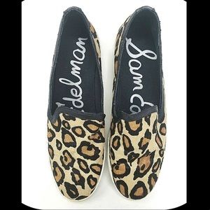 Becker Slip On Loafers leopard calf hair leather